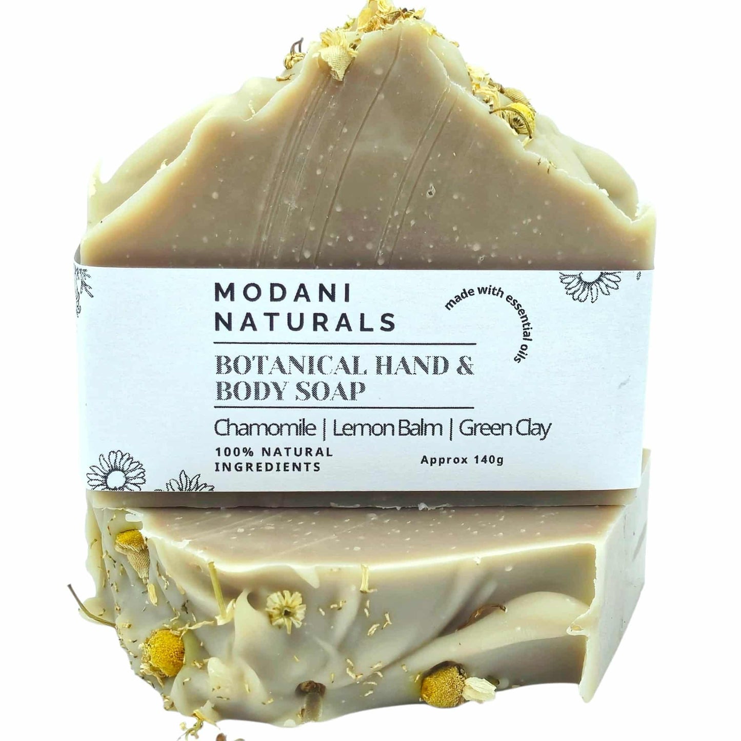 Chamomile, Lemon Balm & Green Clay Hand Body Soap