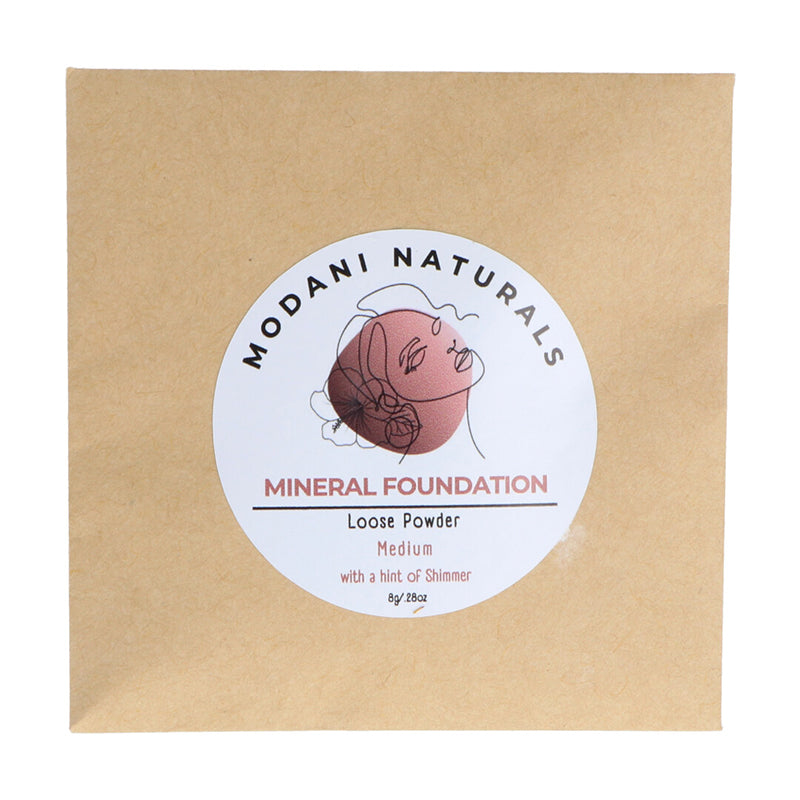 Mineral Foundation Loose Powder Modani Naturals in refill sachet