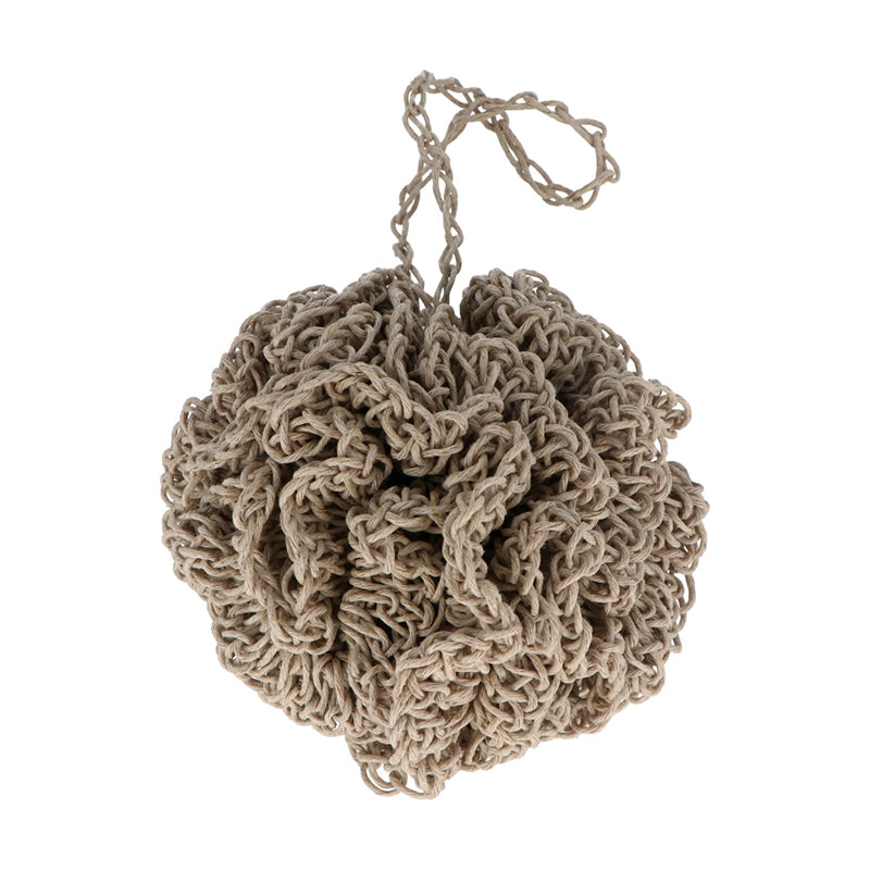 hemp crochet shower pouf loofah large
