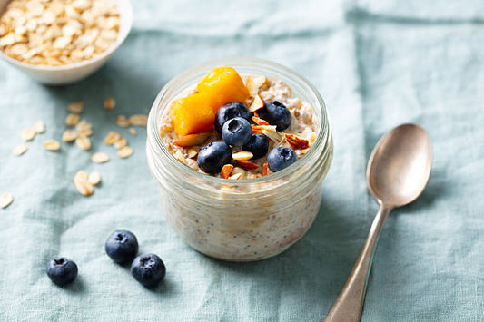 A healthy overnight oats recipe for skin, mood and balance. 