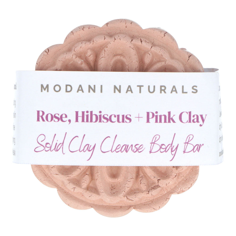 Rose, Hibiscus & Pink Solid Clay Cleanse Body Bar
