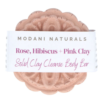 Rose, Hibiscus & Pink Solid Clay Cleanse Body Bar