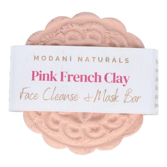 Pink French Clay Cleanse & Mask Face Bar