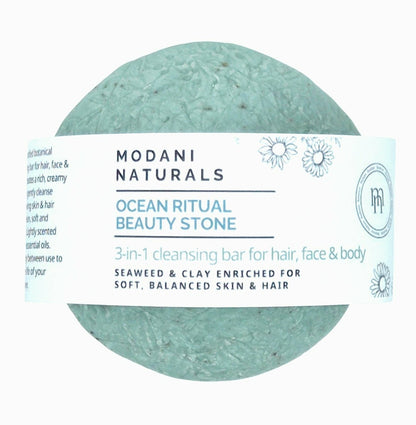 Ocean Ritual Beauty Stone | 3-in-1 Hair, Face & Body Cleansing Bar