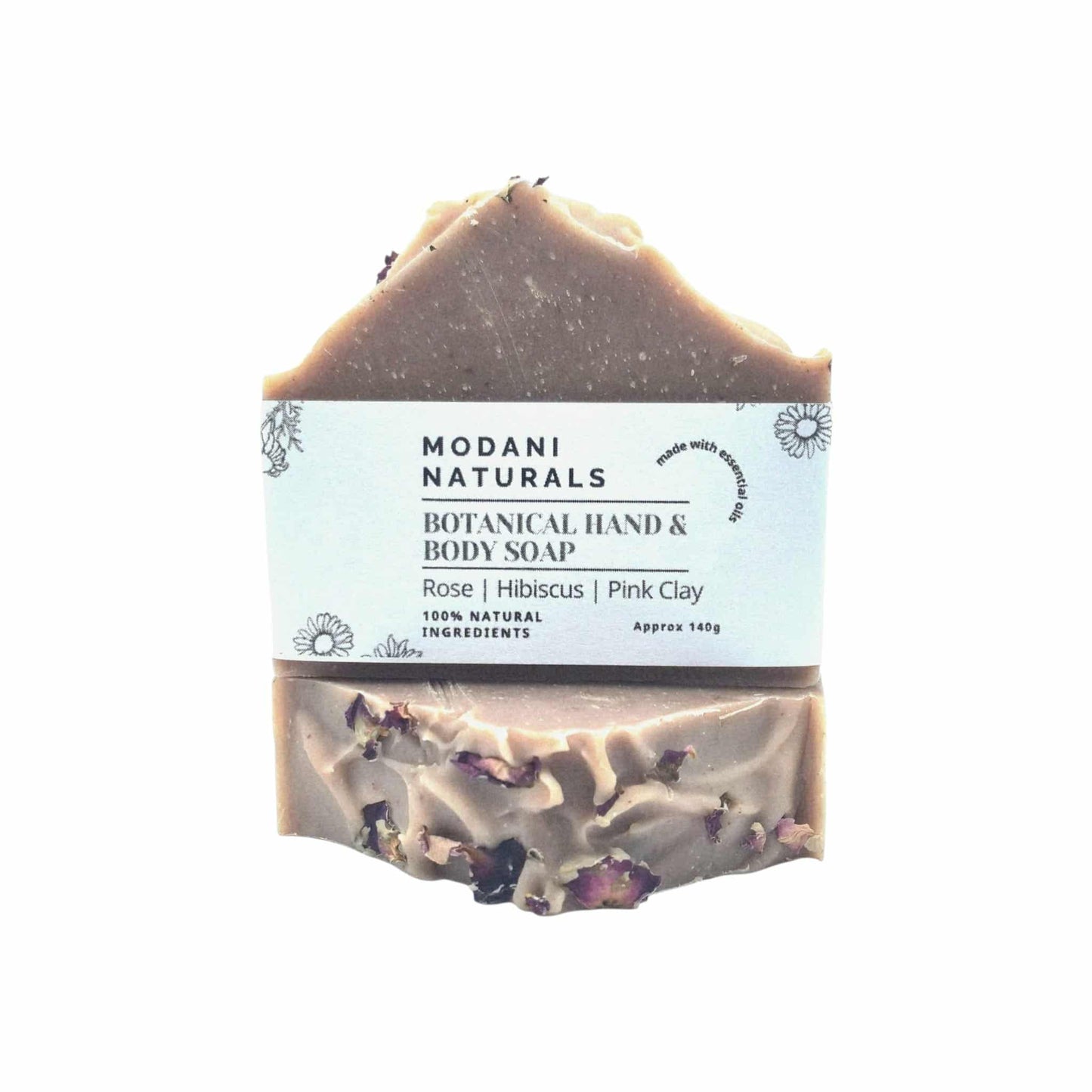 Rose, Hibiscus & Pink Clay Hand Body Soap