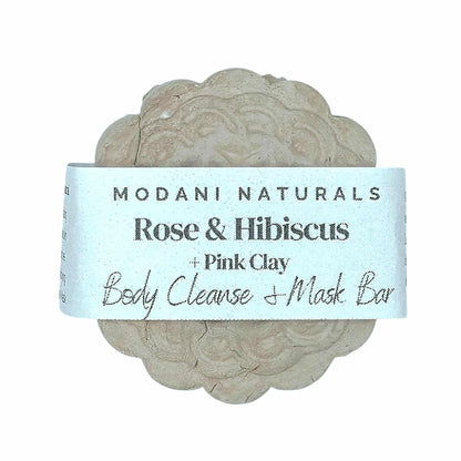 Rose, Hibiscus & Pink Solid Clay Cleanse Body Bar