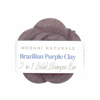 Solid Shampoo and Conditioning Bar - Brazilian Purple Clay 60g