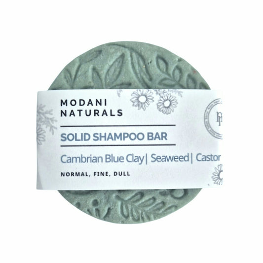 Cambrian Blue Clay, Seaweed & Castor Oil Shampoo Bar